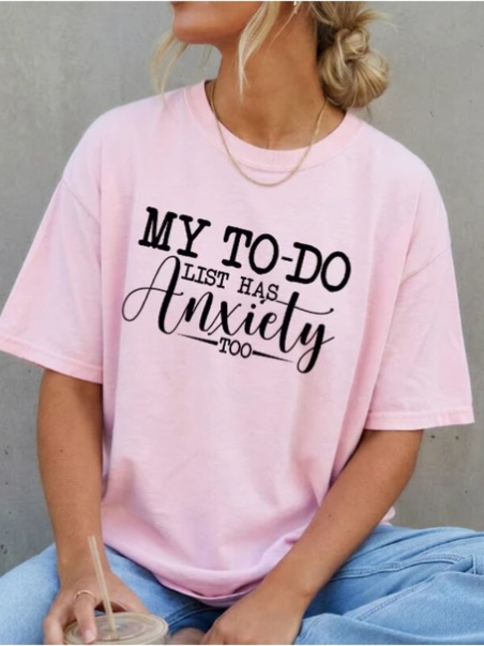 My To-Do List Has Anxiety Too Graphic Tee